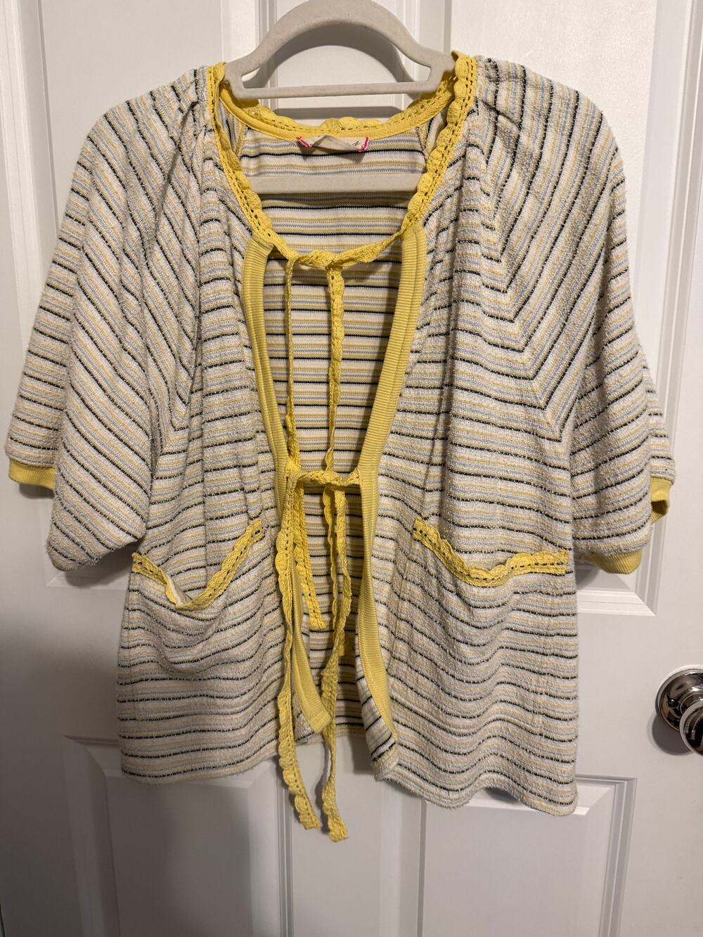 Free People Tropic Stripe Tee Large